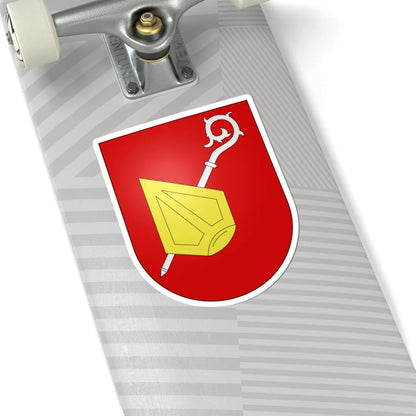 Mund-coat of arms (Switzerland) (Coat of Arms) STICKER Vinyl Kiss-Cut Decal - The Sticker Space