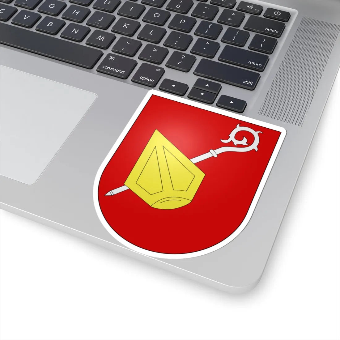 Mund-coat of arms (Switzerland) (Coat of Arms) STICKER Vinyl Kiss-Cut Decal - The Sticker Space