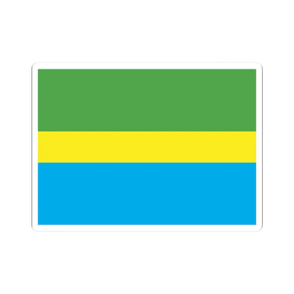 Municipal Flag of Bandung Indonesia (Indonesia) STICKER Vinyl Kiss-Cut Decal 2 Inch White - The Sticker Space