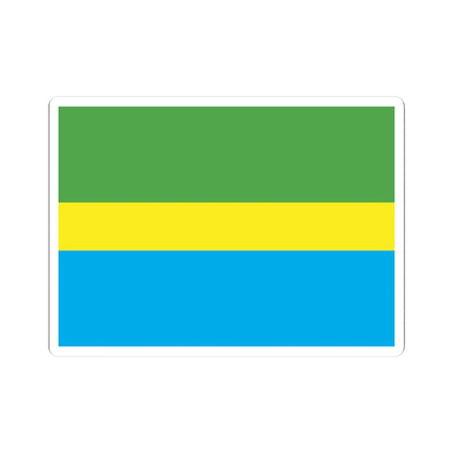 Municipal Flag of Bandung Indonesia (Indonesia) STICKER Vinyl Kiss-Cut Decal 3 Inch White - The Sticker Space