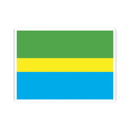 Municipal Flag of Bandung Indonesia (Indonesia) STICKER Vinyl Kiss-Cut Decal 4 Inch White - The Sticker Space