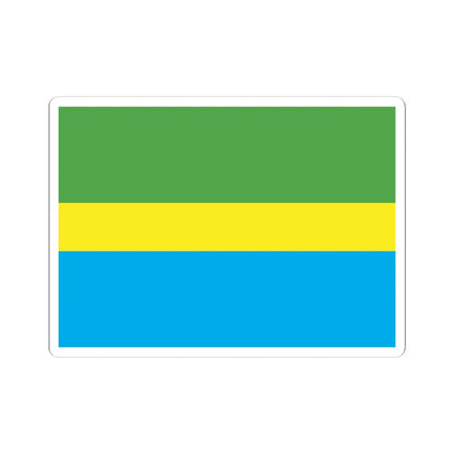 Municipal Flag of Bandung Indonesia (Indonesia) STICKER Vinyl Kiss-Cut Decal 6 Inch White - The Sticker Space