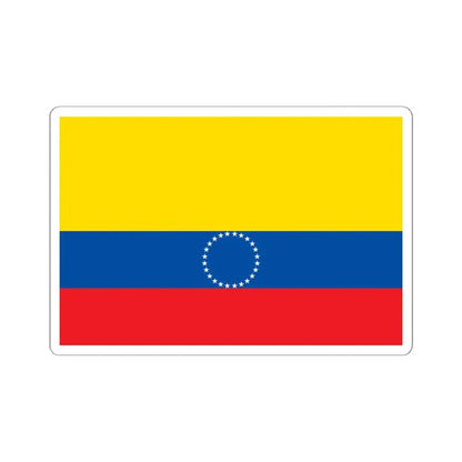 Municipal flag of Ecuador (Ecuador) STICKER Vinyl Kiss-Cut Decal 6 Inch White - The Sticker Space