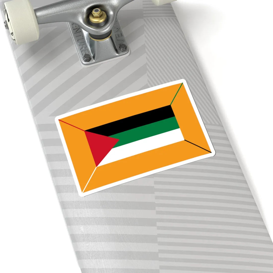 Munir Dakak Palestine Flag Proposal alt 2 1929 (Palestine) STICKER Vinyl Kiss-Cut Decal - The Sticker Space