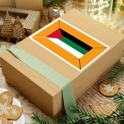 Munir Dakak Palestine Flag Proposal alt 2 1929 (Palestine) STICKER Vinyl Kiss-Cut Decal - The Sticker Space