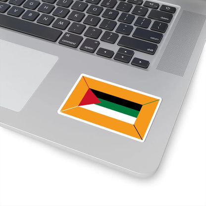 Munir Dakak Palestine Flag Proposal alt 2 1929 (Palestine) STICKER Vinyl Kiss-Cut Decal - The Sticker Space