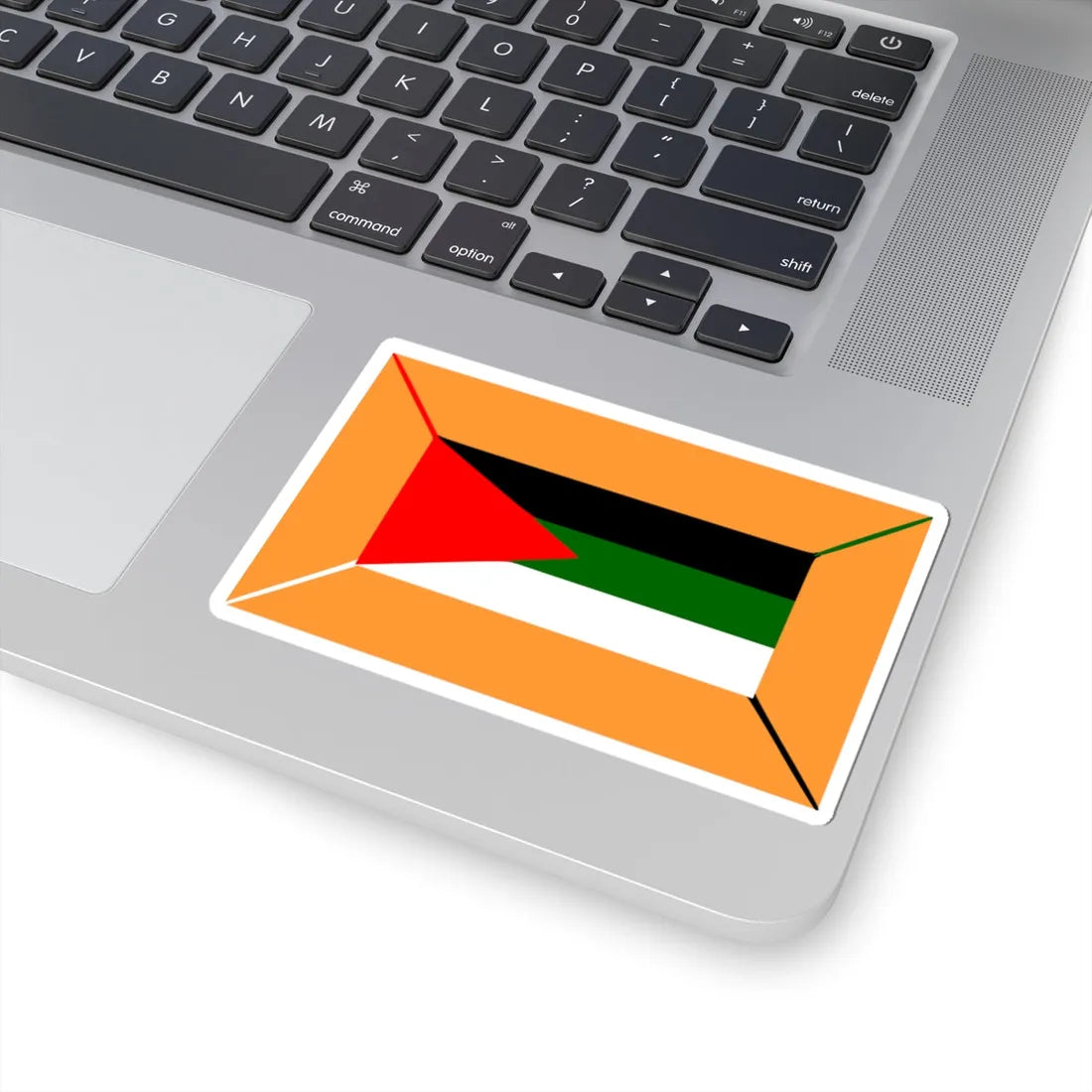 Munir Dakak proposed Palestine flag alt 2 (Palestine) STICKER Vinyl Kiss-Cut Decal - The Sticker Space