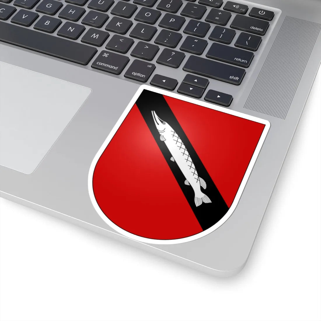 Muntelier-coat of arms (Switzerland) (Coat of Arms) STICKER Vinyl Kiss-Cut Decal - The Sticker Space