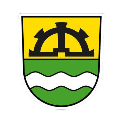 Muolen-coat of arms (Switzerland) (Coat of Arms) STICKER Vinyl Kiss-Cut Decal 2 Inch White - The Sticker Space