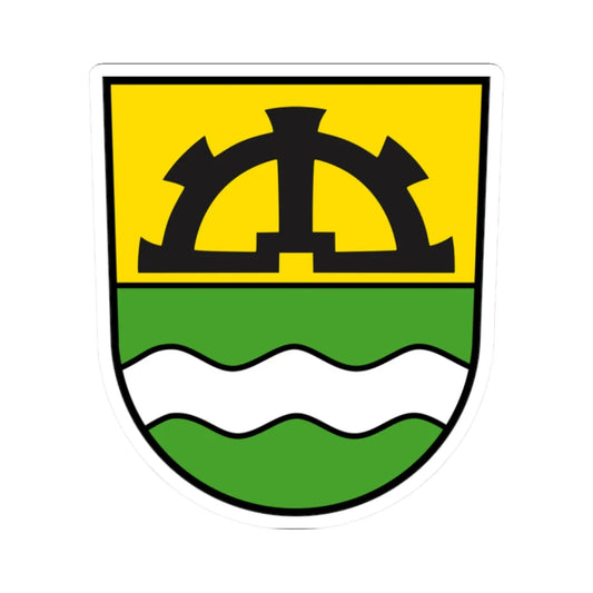 Muolen-coat of arms (Switzerland) (Coat of Arms) STICKER Vinyl Kiss-Cut Decal 2 Inch White - The Sticker Space