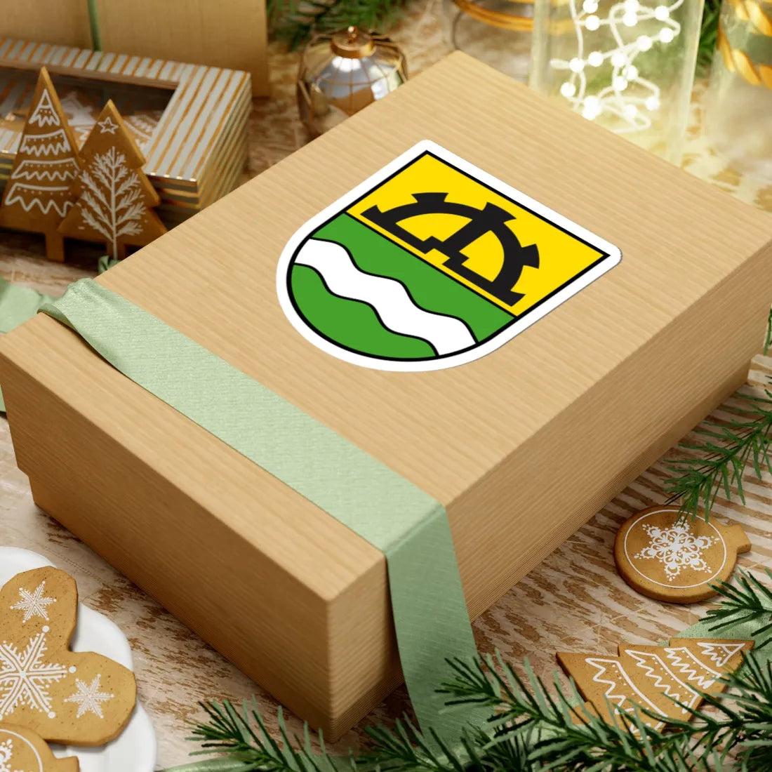 Muolen-coat of arms (Switzerland) (Coat of Arms) STICKER Vinyl Kiss-Cut Decal - The Sticker Space