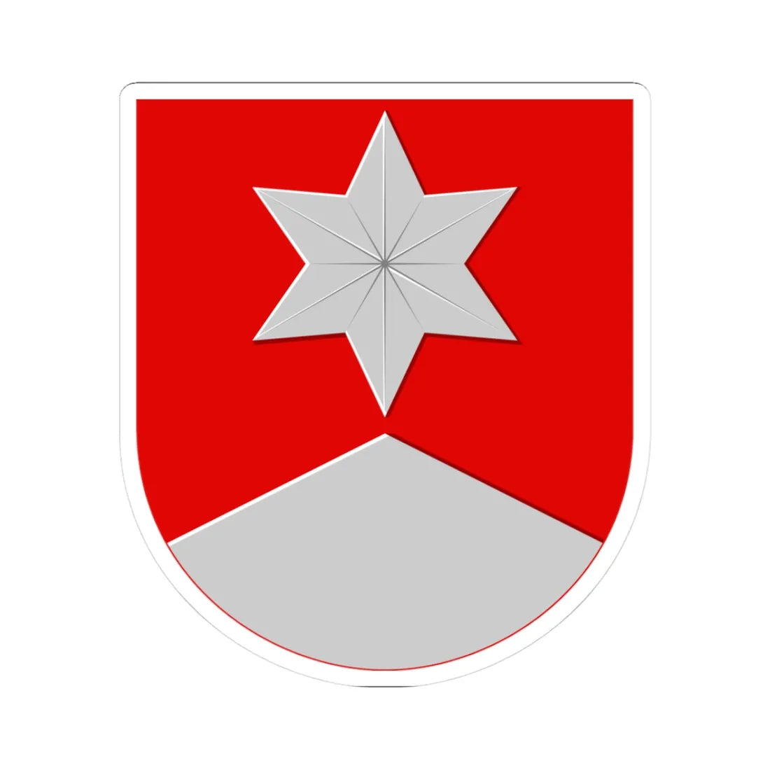 Muonio.vaakuna (Finland) (Coat of Arms) STICKER Vinyl Kiss-Cut Decal 3 Inch White - The Sticker Space