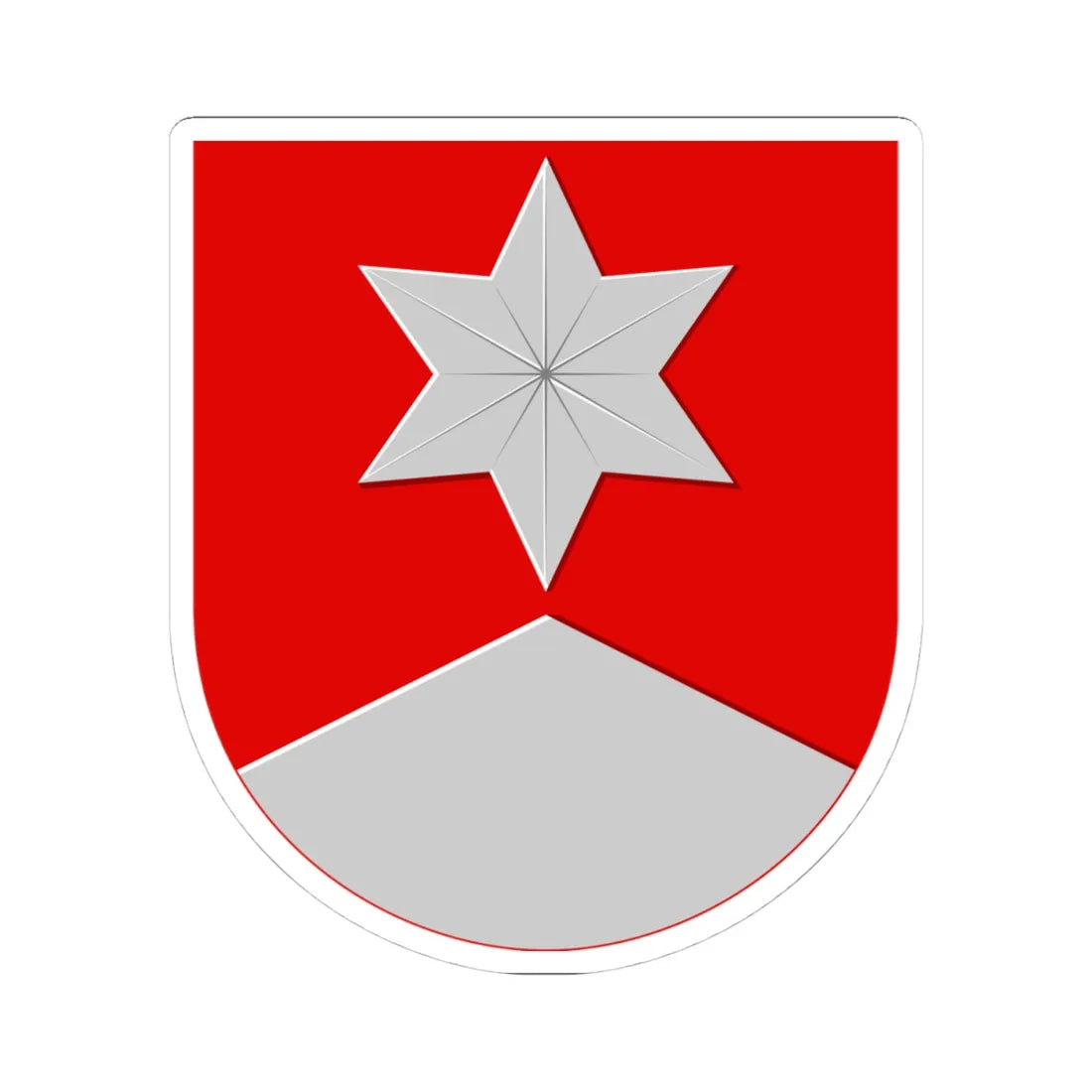 Muonio.vaakuna (Finland) (Coat of Arms) STICKER Vinyl Kiss-Cut Decal 4 Inch White - The Sticker Space