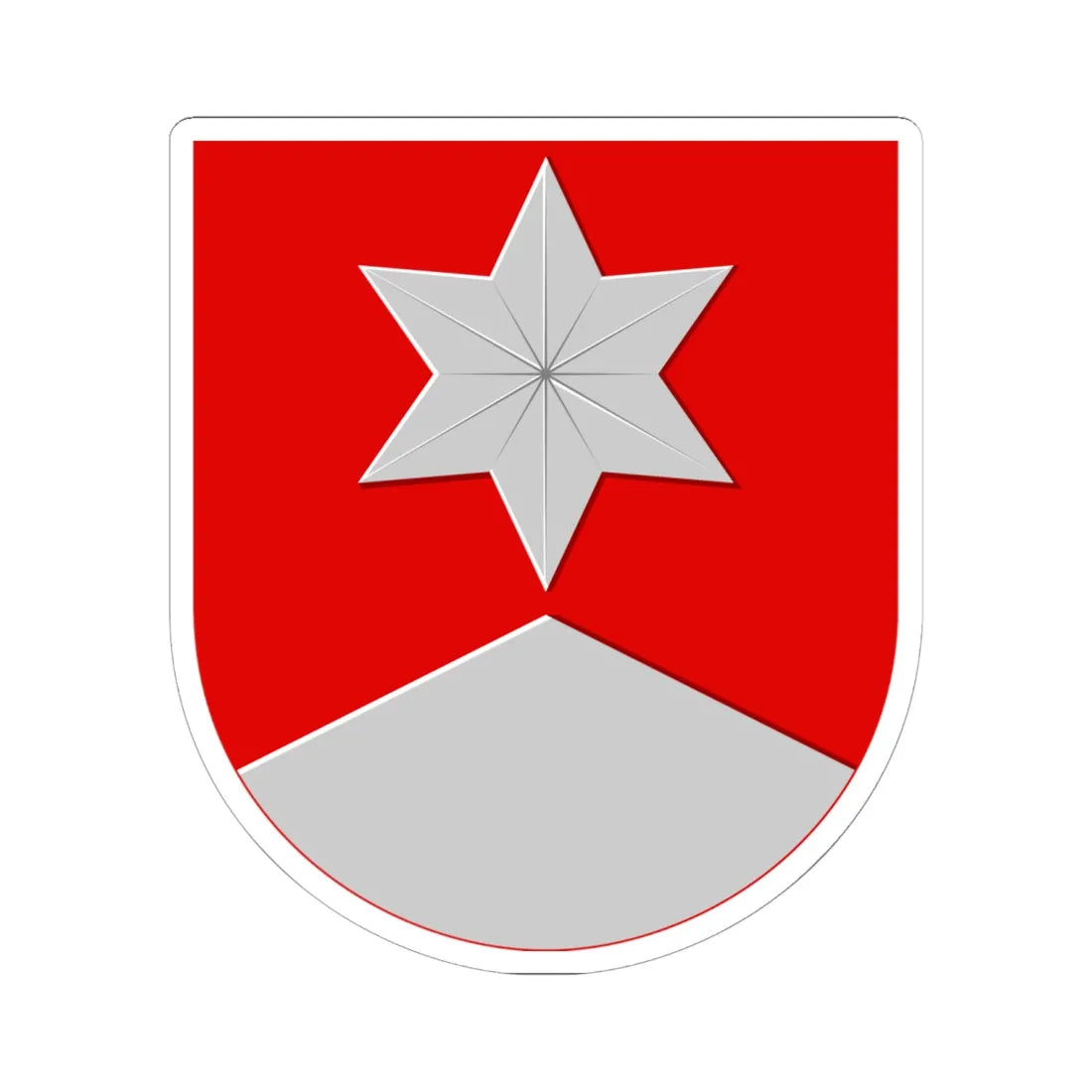 Muonio.vaakuna (Finland) (Coat of Arms) STICKER Vinyl Kiss-Cut Decal 6 Inch White - The Sticker Space