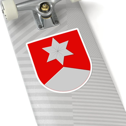 Muonio.vaakuna (Finland) (Coat of Arms) STICKER Vinyl Kiss-Cut Decal - The Sticker Space