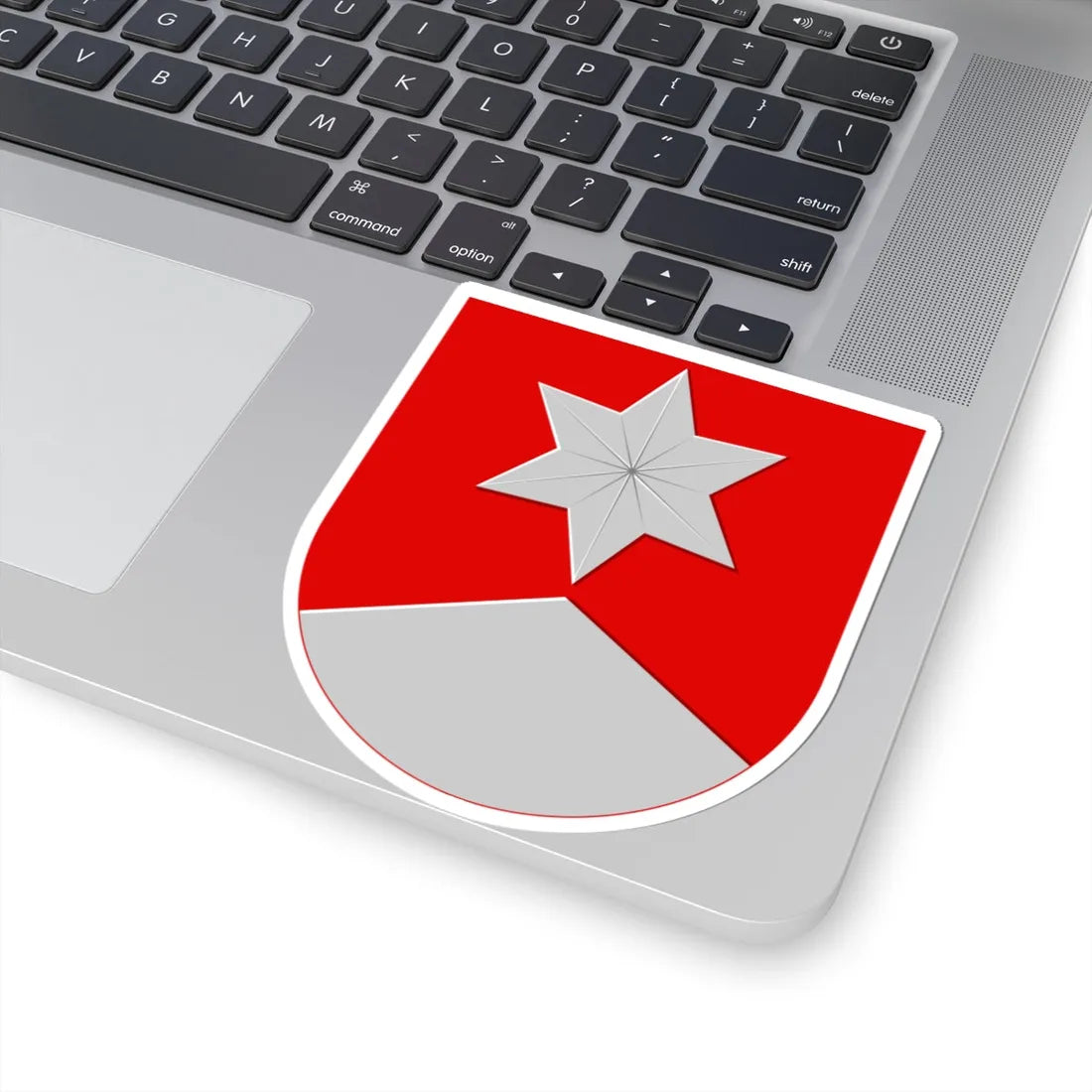 Muonio.vaakuna (Finland) (Coat of Arms) STICKER Vinyl Kiss-Cut Decal - The Sticker Space