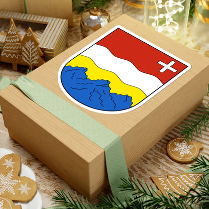 Muotathal-blazon (Switzerland) (Coat of Arms) STICKER Vinyl Kiss-Cut Decal - The Sticker Space