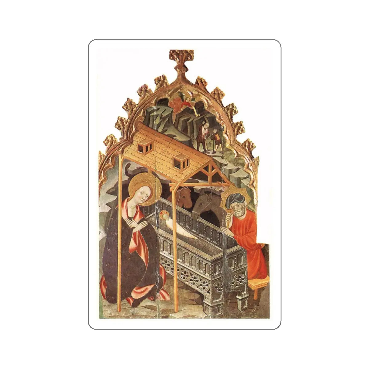 SKU:13171889154489039873 Sticker types:White Shape:Die-Cut Sizes:4" × 4"