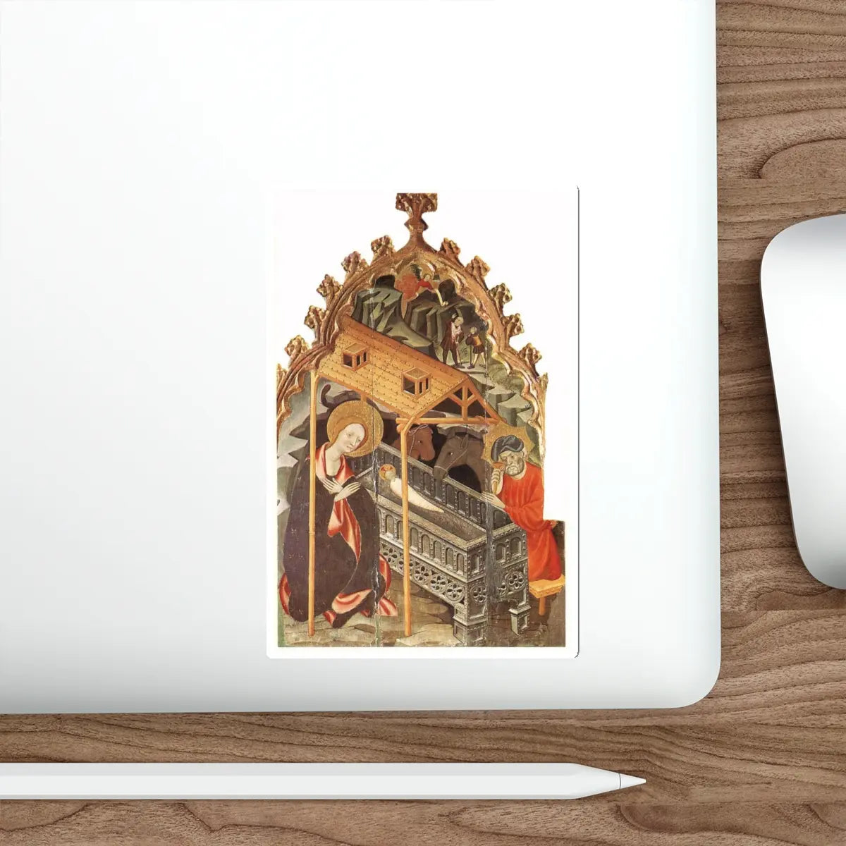 SKU:18012322365755857081 Sticker types:White Shape:Die-Cut Sizes:5" × 5"