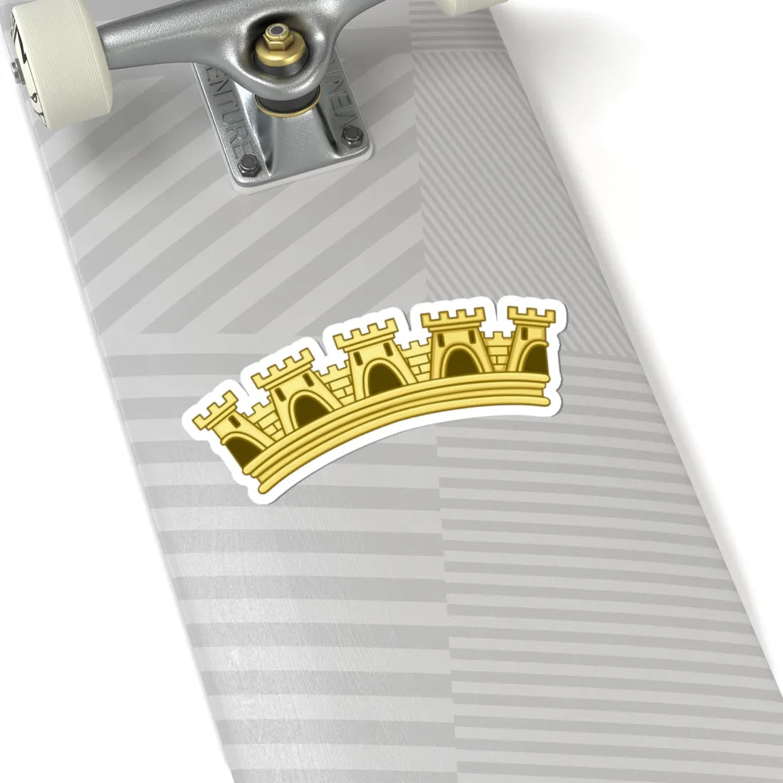Mural Crown of Capital - Portugal (Portugal) (Coat of Arms) STICKER Vinyl Kiss-Cut Decal - The Sticker Space