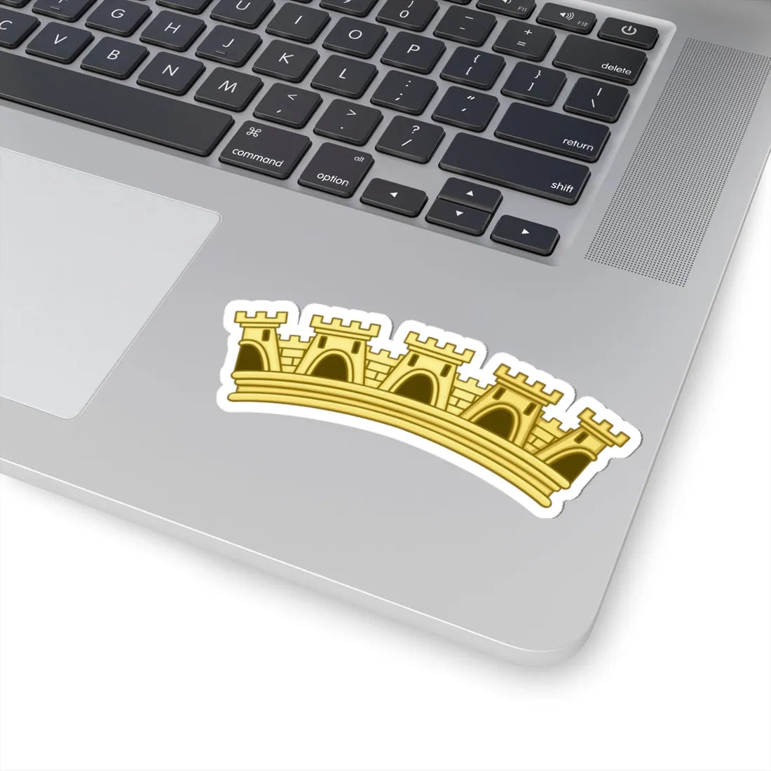 Mural Crown of Capital - Portugal (Portugal) (Coat of Arms) STICKER Vinyl Kiss-Cut Decal - The Sticker Space