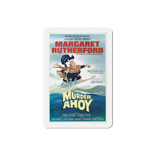 Murder Ahoy 1964 Movie Poster Die-Cut Magnet-2 Inch-The Sticker Space