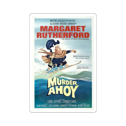 Murder Ahoy 1964 Movie Poster STICKER Vinyl Die-Cut Decal 5 Inch - The Sticker Space
