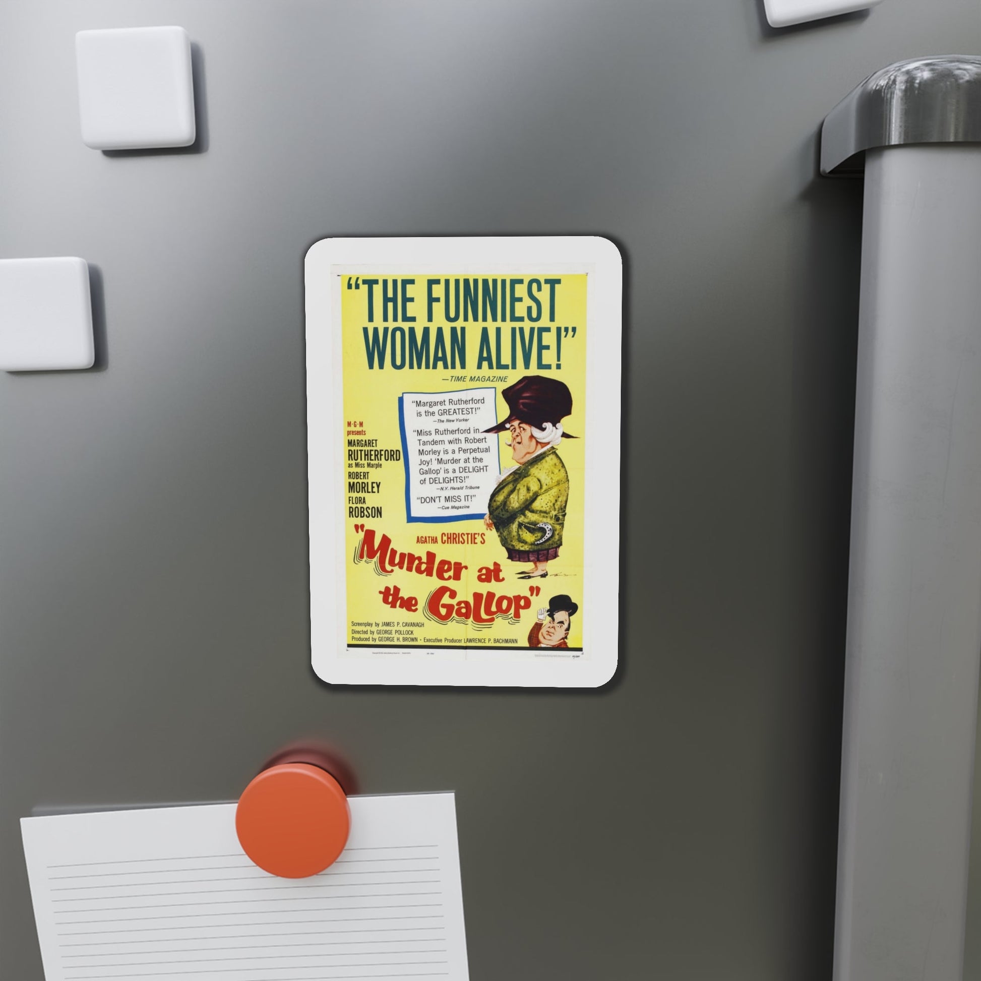 Murder at the Gallop 1963 Movie Poster Die-Cut Magnet-The Sticker Space