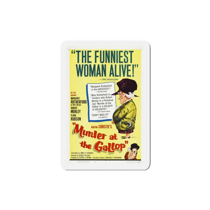 Murder at the Gallop 1963 Movie Poster Refrigerator Magnet - The Sticker Space