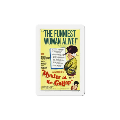Murder at the Gallop 1963 Movie Poster Refrigerator Magnet - The Sticker Space