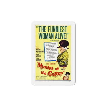 Murder at the Gallop 1963 Movie Poster Refrigerator Magnet - The Sticker Space