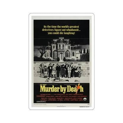 Murder by Death 1976 Movie Poster STICKER Vinyl Die-Cut Decal 4 Inch - The Sticker Space