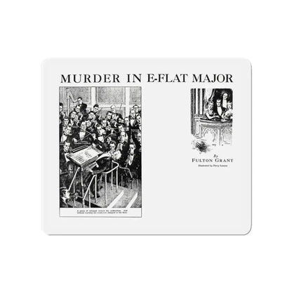 Murder In E-Flat Major, Blue Book Magazine, April 1940 (Magazine Illustration) Refrigerator Magnet - The Sticker Space