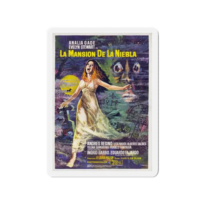 MURDER MANSION (MANIAC MANSION) 1972 Movie Poster - Refrigerator Magnet - The Sticker Space