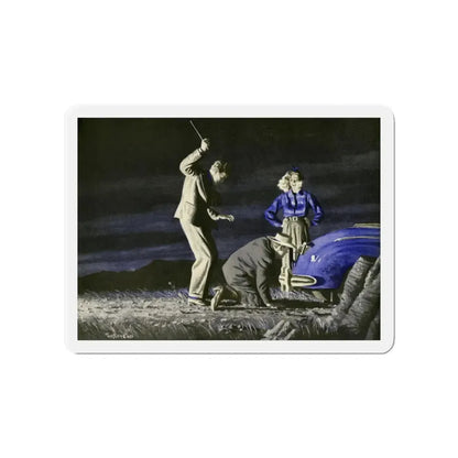 Murder Most Foul (Magazine Illustration) Refrigerator Magnet 4 Inch - The Sticker Space