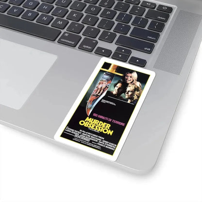 MURDER OBSESSION 1981 Movie Poster - STICKER Vinyl Kiss-Cut Decal - The Sticker Space