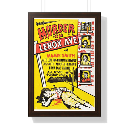 MURDER ON LENOX AVE 1941 - Framed Movie Poster-16″ x 24″-The Sticker Space