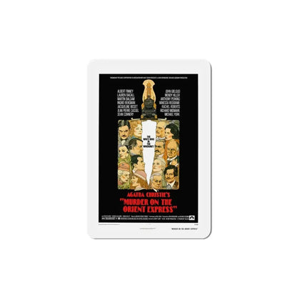 Murder on the Orient Express 1974 Movie Poster Refrigerator Magnet 4 Inch - The Sticker Space