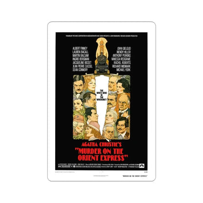Murder on the Orient Express 1974 Movie Poster STICKER Vinyl Die-Cut Decal 3 Inch - The Sticker Space