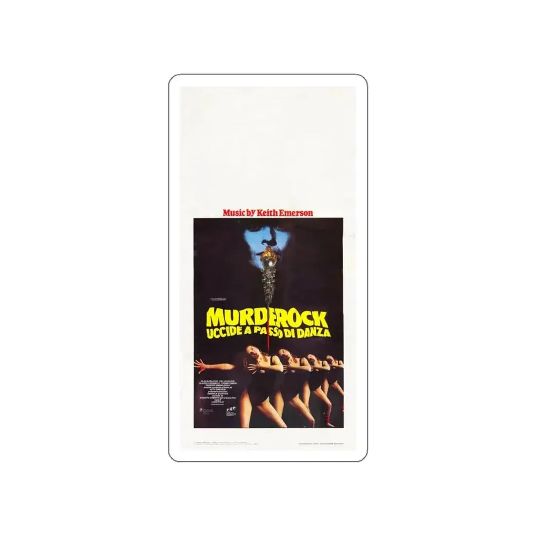 MURDER ROCK 1984 Movie Poster STICKER Vinyl Die-Cut Decal 6 Inch - The Sticker Space