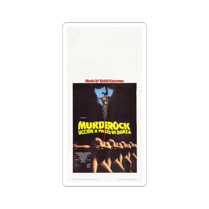 MURDER ROCK 1984 Movie Poster - STICKER Vinyl Kiss-Cut Decal 3 Inch White - The Sticker Space
