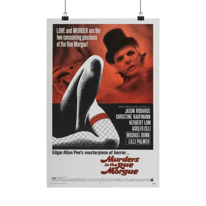 MURDERS IN THE RUE MORGUE 1971 - Paper Movie Poster 12″ x 18″ Matte - The Sticker Space
