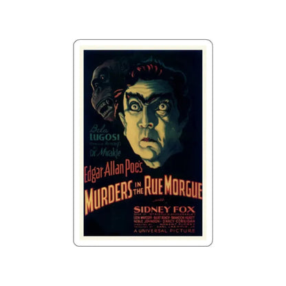 MURDERS IN THE RUE MORGUE (2) 1971 Movie Poster STICKER Vinyl Die-Cut Decal 6 Inch - The Sticker Space