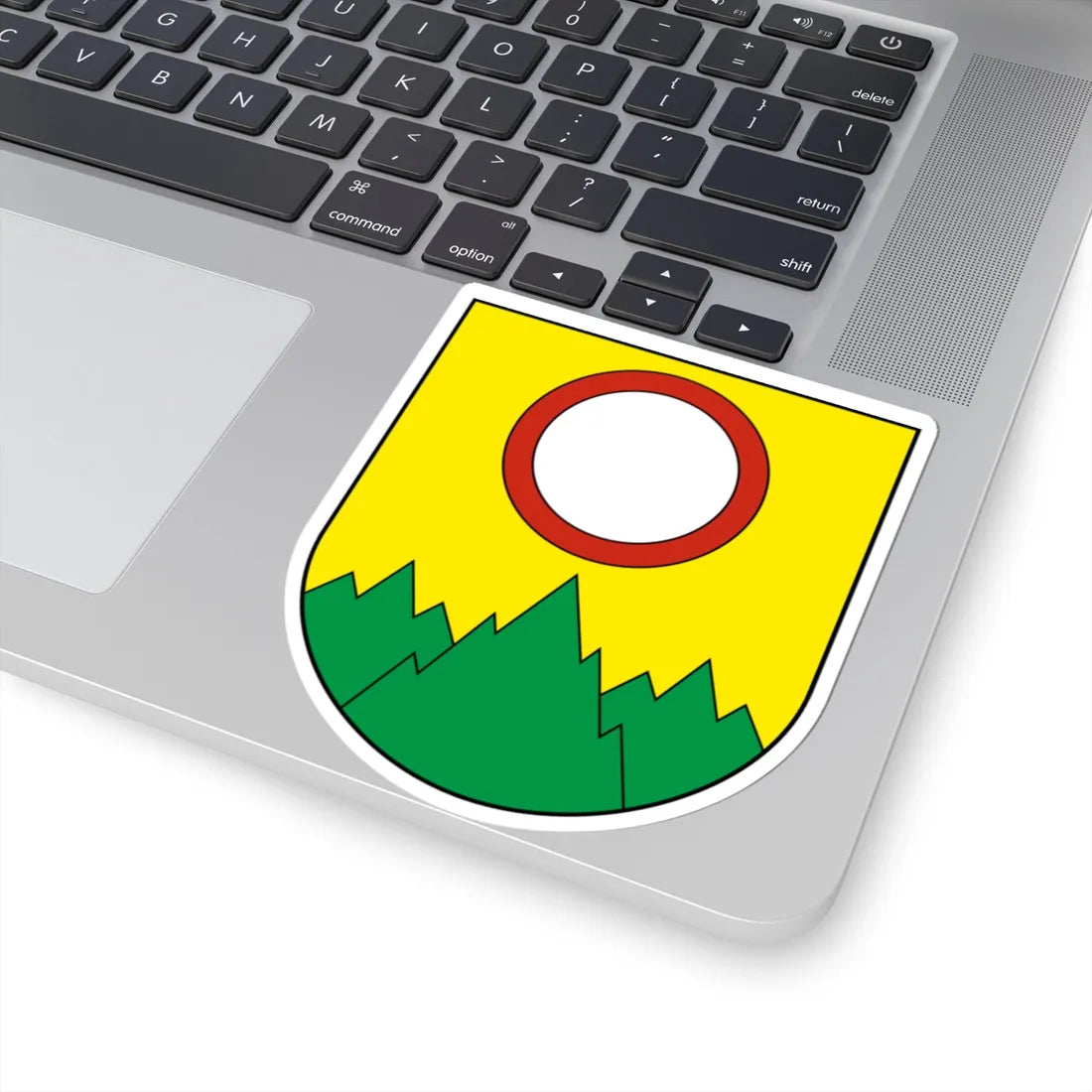 Muriaux-blazon (Switzerland) (Coat of Arms) STICKER Vinyl Kiss-Cut Decal - The Sticker Space