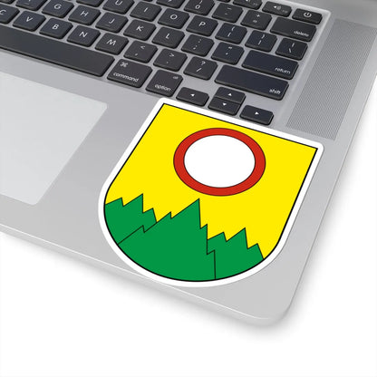 Muriaux-blazon (Switzerland) (Coat of Arms) STICKER Vinyl Kiss-Cut Decal - The Sticker Space