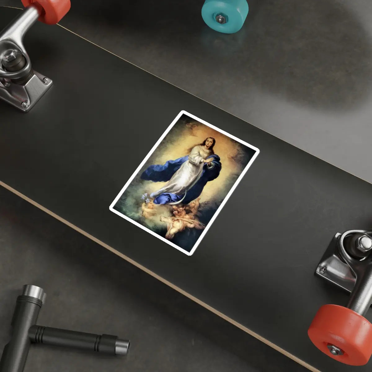 SKU:31541422400854760278 Sticker types:White Shape:Die-Cut Sizes:5" × 5"