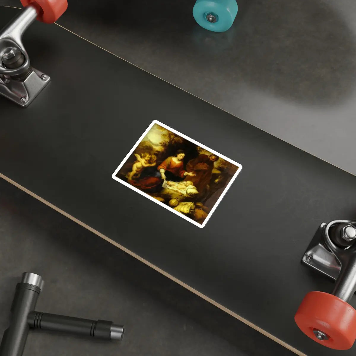 SKU:18866271014842955517 Sticker types:White Shape:Die-Cut Sizes:4" × 4"