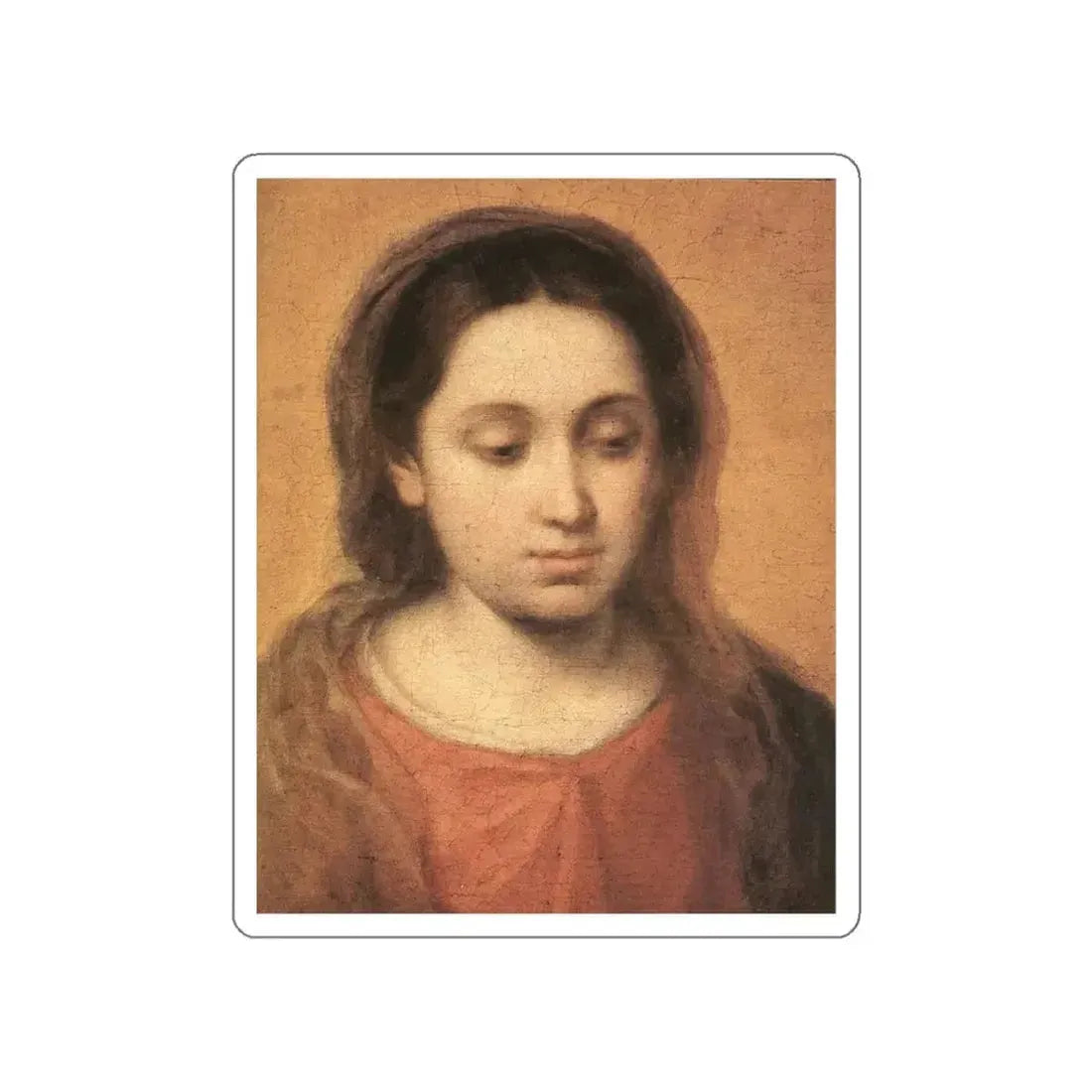 MURILLO, Bartolome Esteban - The Infant Jesus Distributing Bread to Pilgrims (detail)2 (Artwork) STICKER Vinyl Die-Cut Decal White Die-Cut 6 Inch - The Sticker Space