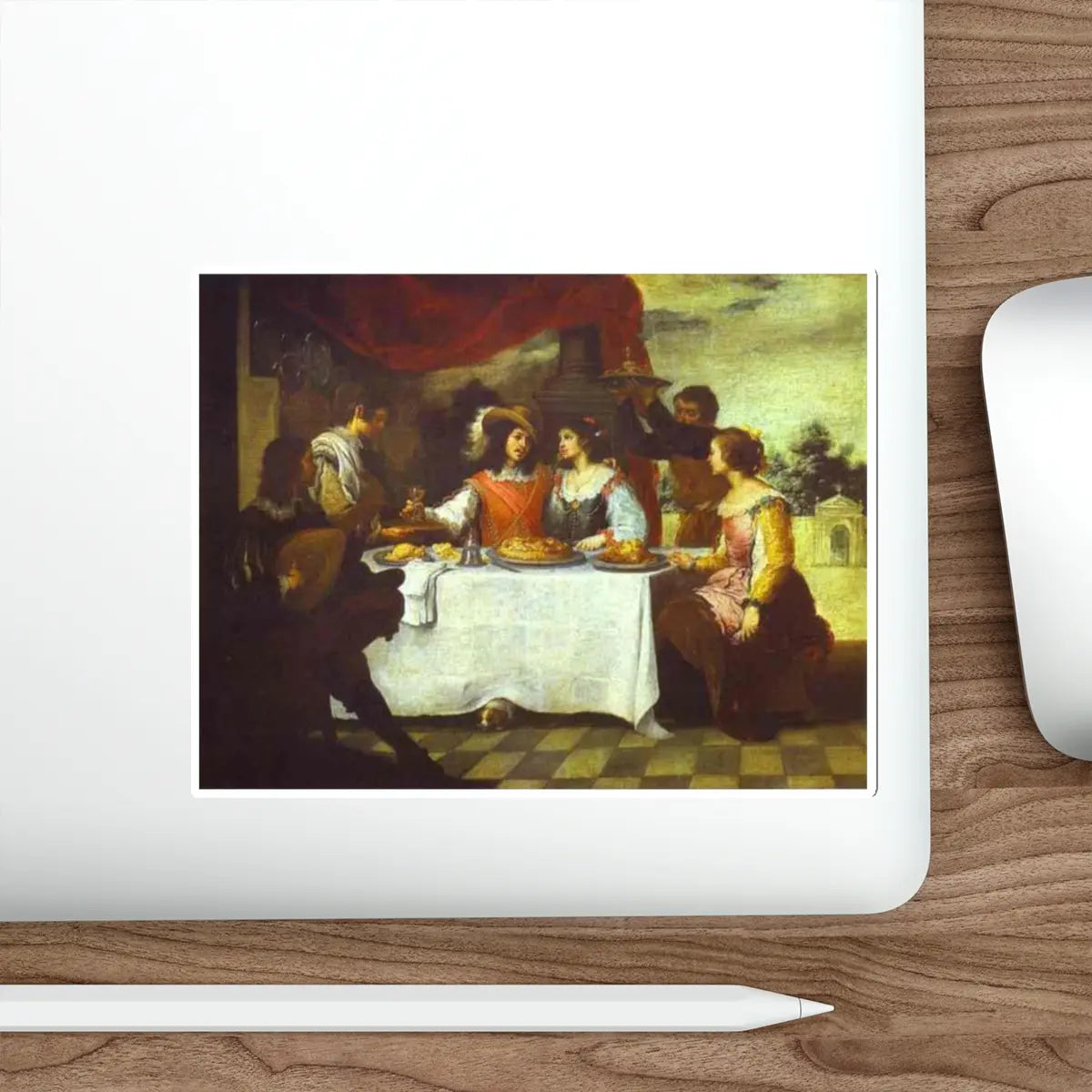 SKU:30487750204306960907 Sticker types:White Shape:Die-Cut Sizes:6" × 6"