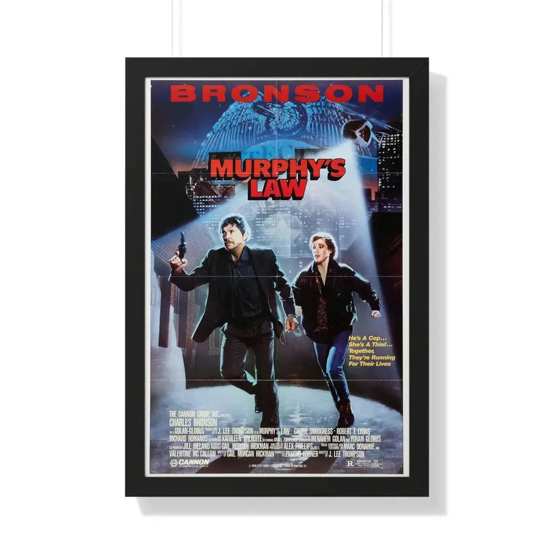 MURPHY'S LAW 1986 - Framed Movie Poster - The Sticker Space